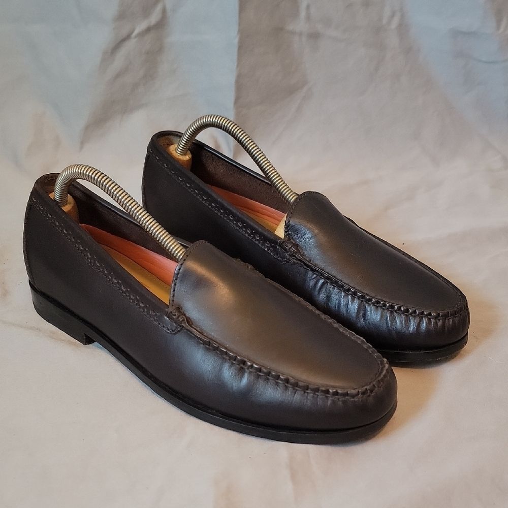 Cole Haan Brown Leather Slip-On Loafers 9.5 M